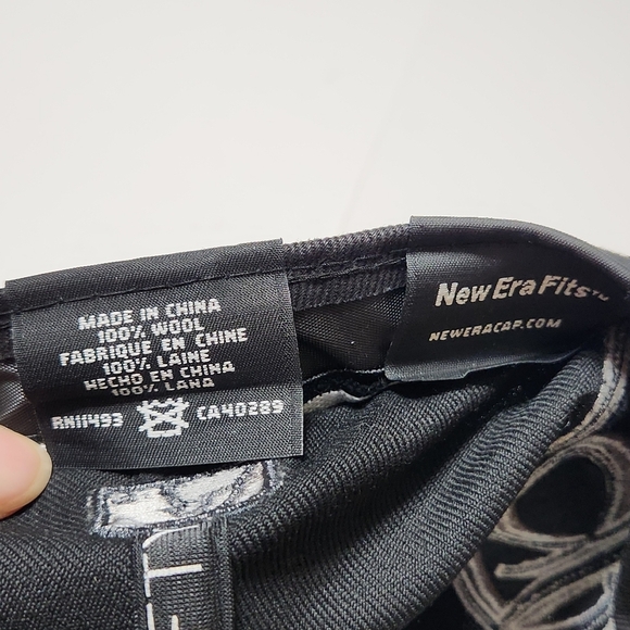 Boston Red Sox Hat Fitted 7 3/8 Vintage Wool Script Baseball Cap New Era MLB - Picture 13 of 14